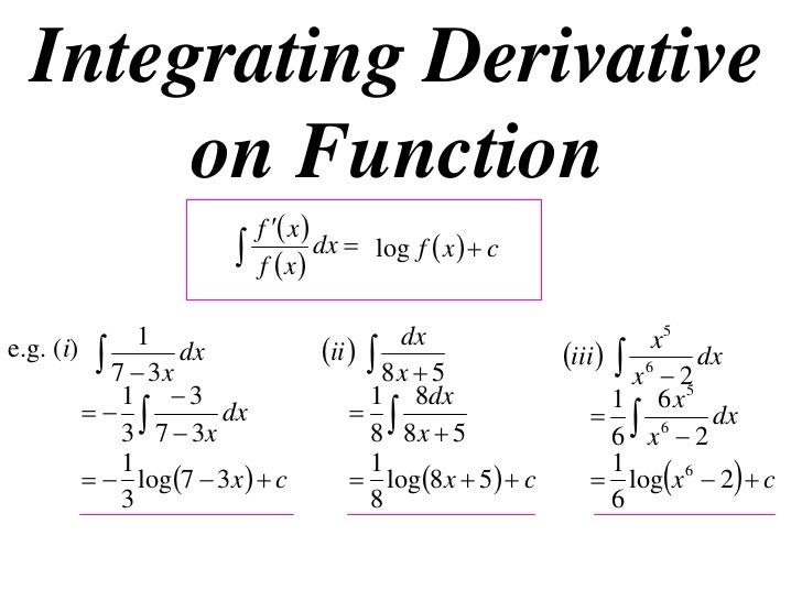12x1 T01 03 Integrating Derivative On Function 10
