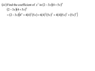     42
5432inoftcoefficientheFind xxxiii 
  
               432234
4
5544546544432
5432
xxxxx
xx


 