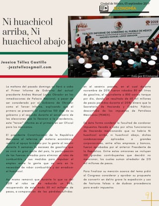 Ciudad de México, 03 septiembre 2019
ECONOMÍA
Foto por El Universal
 