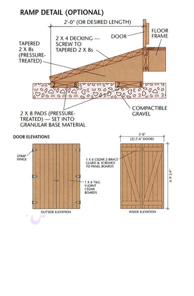 12 x 8 shed plans free