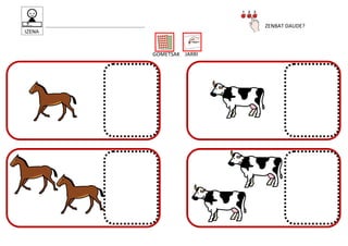 .................................................................... ZENBAT DAUDE?
GOMETSAK JARRI
 