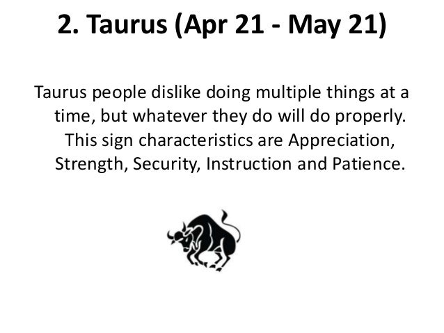 12 Zodiac Signs And Its Characteristics