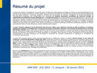 SIFR : Indexation sémantique de ressources biomédicales francophones