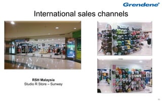 International sales channels




     RSH Malaysia
Studio R Store – Sunway



                                    36
 