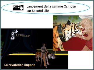 Lancement de la gamme Osmose sur Second Life 