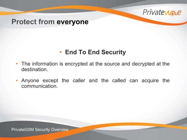 PrivateGSM - Voice Encryption Technical Overview | PPT