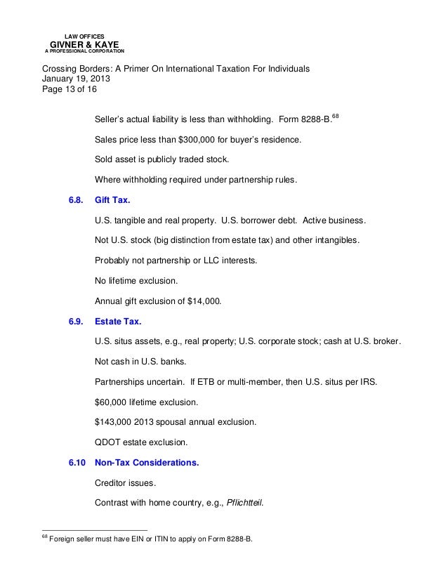 llc foreigner form Taxation Borders: Crossing On International Primer For llc foreigner form Taxation Borders: Crossing On International Primer For