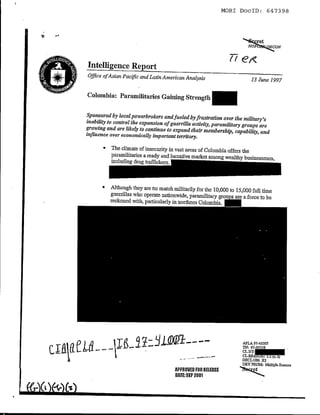 Colombia paramilitares confidencial by pseudor00t CIA