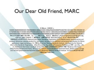 Our Dear Old Friend, MARC
01386cam 2200301 a
45000010008000000050017000080080041000250350021000669060045000879550027001320...