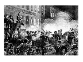 ▲ Διαδήλωση Χαρτιστών στο Λονδίνο, 1842 με αίτημα την επέκταση του εκλογικού
δικαιώματος σε όλους τους άρρενες πολίτες.
 