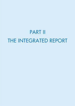 PART II
THE INTEGRATED REPORT
 
