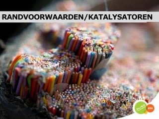 RANDVOORWAARDEN/KATALYSATOREN
THE RESOURCE PERSPECTIVE

 