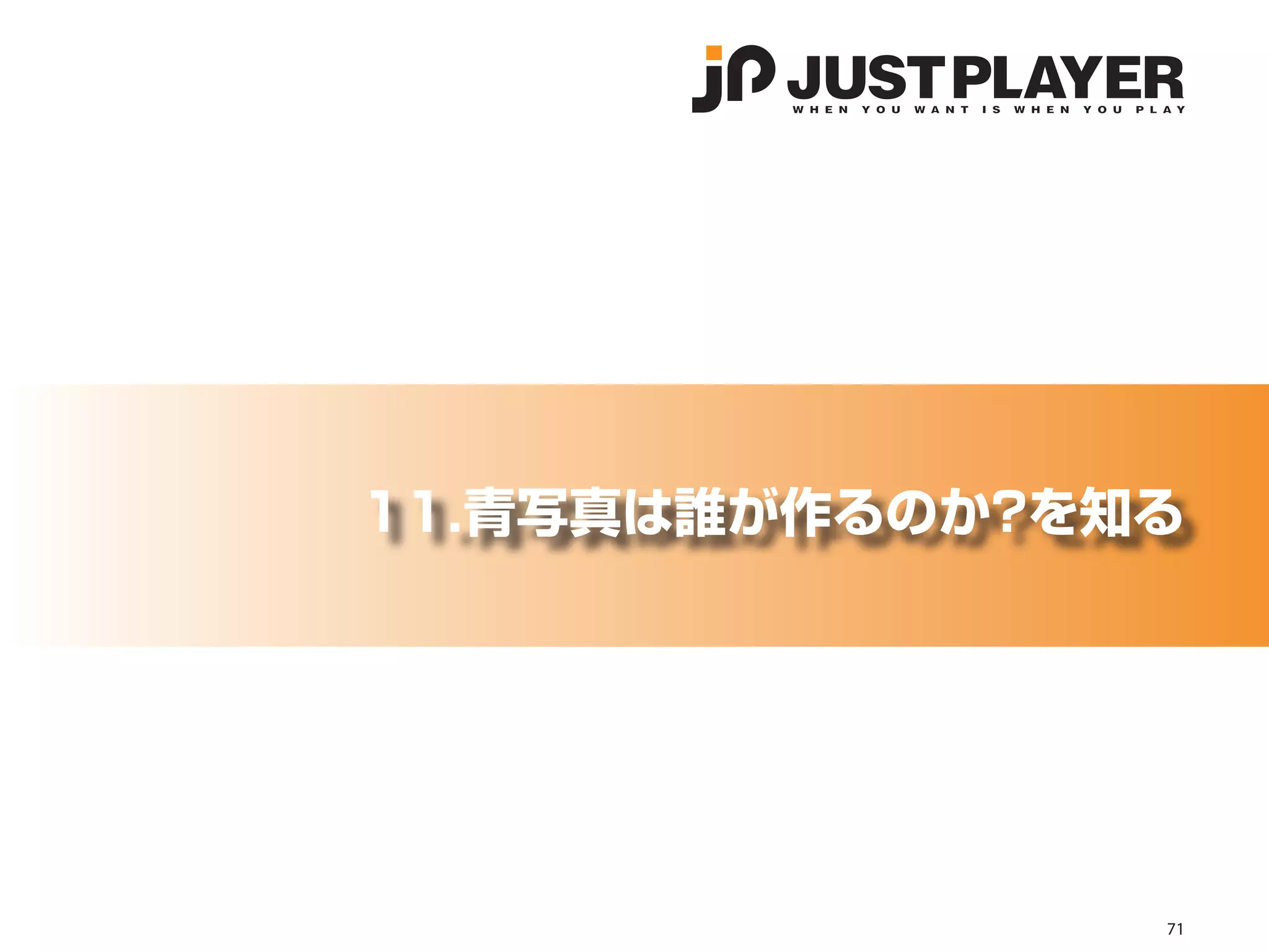 11.青写真は誰が作るのか？を知る




                71
 