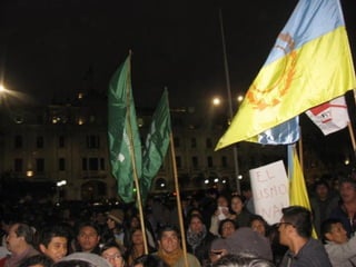 MARCHA DE LOS 4 SUYOS EN LA CIUDAD DE LIMA LOS DIAS 27 Y 28 DE JULIO DEL 2013