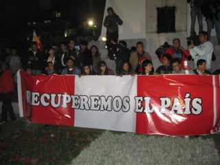 MARCHA DE LOS 4 SUYOS EN LA CIUDAD DE LIMA LOS DIAS 27 Y 28 DE JULIO DEL 2013