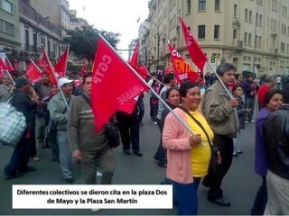 MARCHA DE LOS 4 SUYOS EN LA CIUDAD DE LIMA LOS DIAS 27 Y 28 DE JULIO DEL 2013