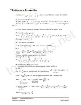 -
=+
←
←
−−
=
## .>
( #
#
...>
###### +−+−=−−= " −−
# ' @ −− 2
..
#. ! 2 3 -
#
..
#
FF
#
F
-
+
+
+
+
−
+
−
+
+
+
−
+=
γβγβαα
0 ∈FFF γγββαα
#8 * -FF ≠γγαα
#> E
3
## .>
−−
= ## −=− #
"
..
#
#
FF
#
F
#
−
+
−
−
+
+
+
+
−
+
−
−
+
+
−
=−
−
γβγβαα
$0
γγββαα −=== FFF
..
## +
−
+
+
−
+
−
+
+
+
−
=
γβγβαα
#
7 $ 2 ( @ # $
= !!
= @ F 7(7
≠
≠=−
-#
-#2#
+
−
=
#
λ
0 ! $ @
A
!
@F
!
## −+=−
=
λ λ=
#
#
3 ×−+=−×
−+
##
..
##
α 0 ..
## +
−
+
+
−
+
−
+
+
=
γβγβα
L## ..
=
−+
=α
touscours.net
 