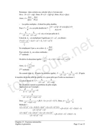 8 * # $
" # −= +−= F#F ##F =
#F
#
#
#
==λ
7 ' @ $ @
= @
≠
≠=−
-#
-#2# .
+
−
+
−
= .
.
##
λλ
0 $ @
.λ $ .
# −
.
.
..
### −++−=−×
=
λλ
= O
#
#
. =λ
λ +
" 2 + F##. .
−+−+=
′
λ
#
′
=λ
.
" P K( .λ $ +
−
=
−
−
## .
. λλ
$
$ @ * $ +
' .
.
## −
=
−
−=
λ
" @
$+
...
.
###
#
++−
=
+
−
+
−
=
γβ
.
..
##
##
−++−=
++
γβ
L.. .
=
×
=γ
Q
#.#F
##
.###.### .
..>
....
−+−+=
++
++++−++
β
#.#F
##
.##.## .
..
...
−+−+=
++
×+−+−++
β
touscours.net
 