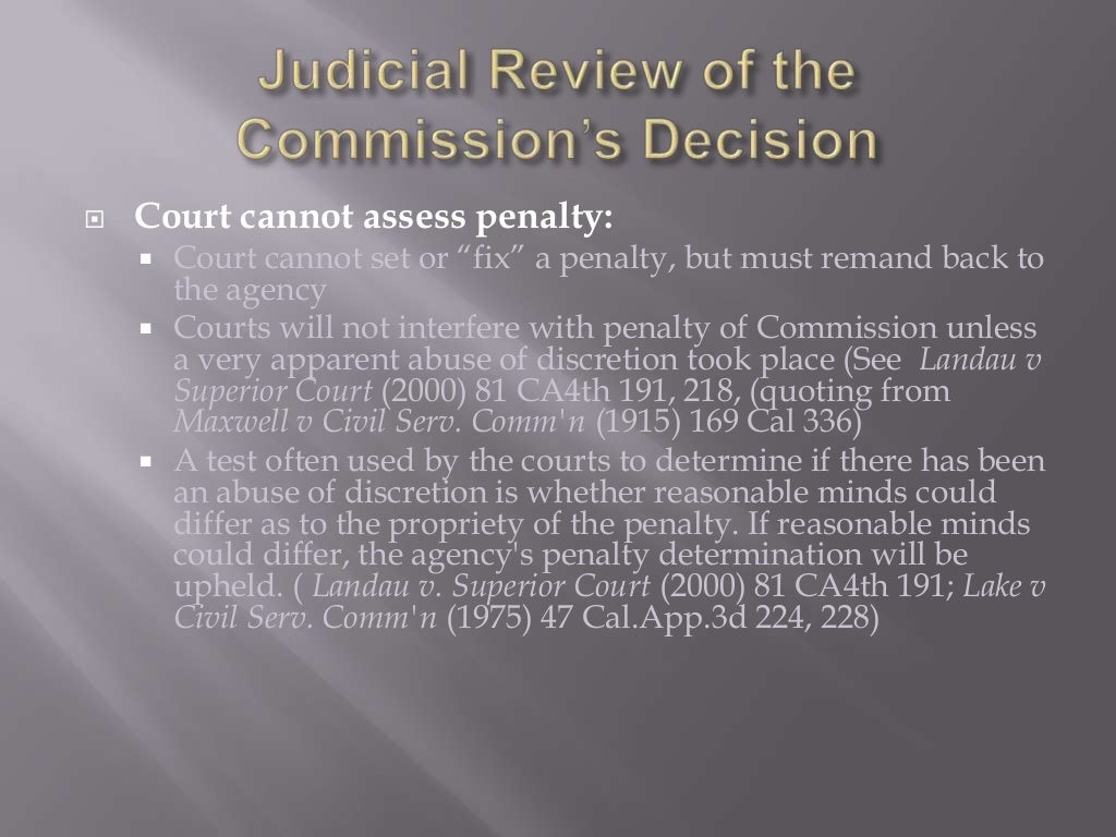 Administrative Adjudications by Civil Service Commissions in the Stat…