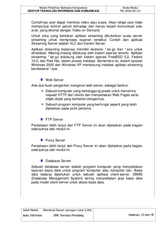 Membuat Desain Jaringan Lokal (LAN)