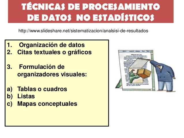 13. Técnicas de procesamiento de datos