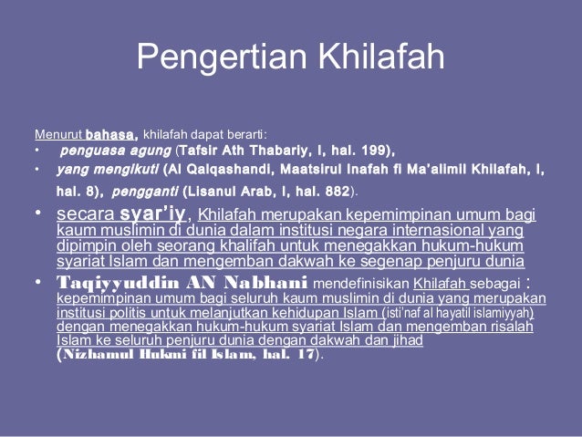 13 Apa Itu Khilafah Kewajiban Terbesar
