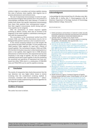 Usefulness of reverse screening algorithm in the diagnosis of syphilis ...