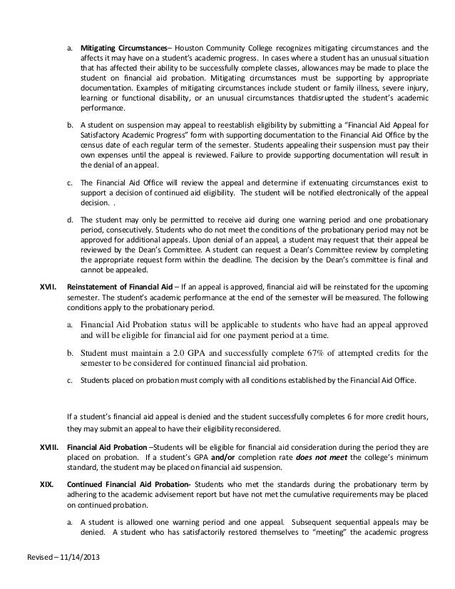 13 14 sap policy revised for spring 2014 final 111413 fafsa appeal form