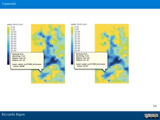 14
Riccardo Rigon
Topmodel
 