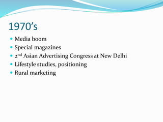 13. history of indian advertising . | PPSX