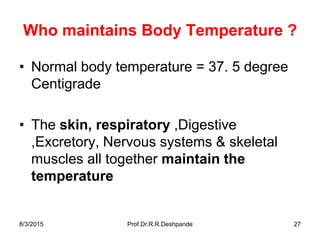 Homeostasis,cell physiology -- By Prof.Dr.R.R.Deshpande | PDF