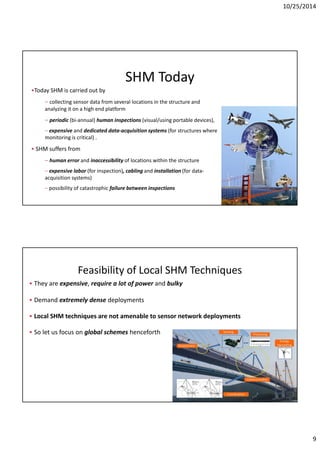 Structural health monitoring of intelligent infrastructure | PDF