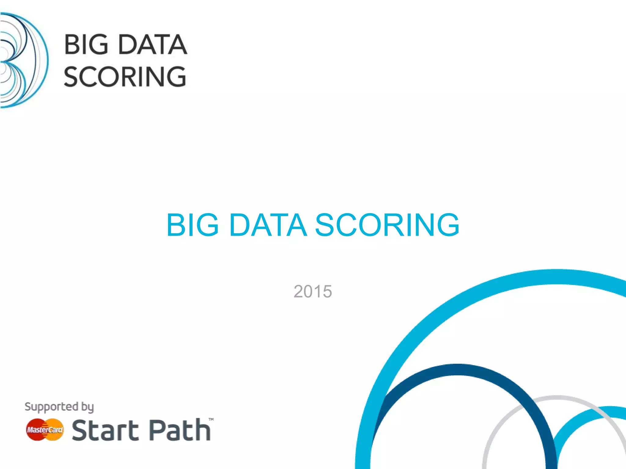 BIG DATA SCORING
2015