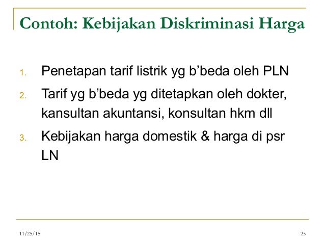 Pengantar ekonomi mikro pasar monopoli