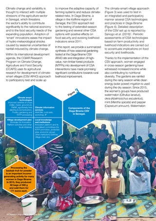 Research Program WCA, Highlights 2016 - Climate-Smart Village Approach boosts Senegalese Livelihoods
