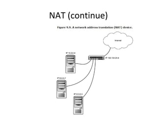 NAT (continue)
 