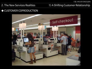 13장. 서비스의 디자인 및 관리
◆ CUSTOMER COPRODUCTION
2. The New Services Realities 1) A Shifting Customer Relationship
 