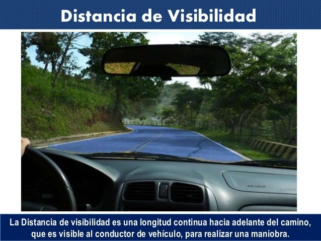 Resultado de imagen para distancia de visibilidad