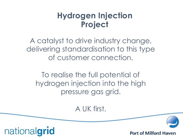 Hydrogen Injection Into Natural Gas Hydrogen Injection Into Natural Gas