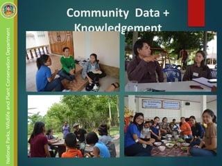 Community Data +
Knowledgement
NationalParks,WildlifeandPlantConservationDepartment
 