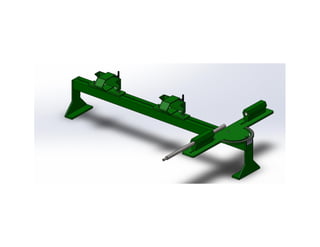 3D model of drilling machine for steel pipe of stainless steel 