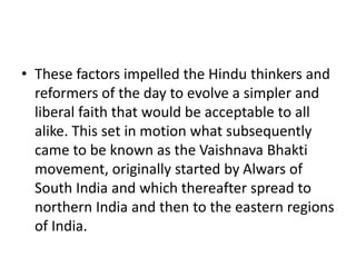 short note on bhakti movement