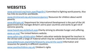GLOBAL PERSPECTIVE CAMBRIDGE IGCSE: POVERTY AND INEQUALITY | PPTX