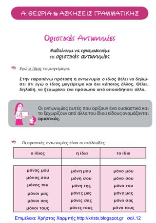 Επιμέλεια: Χρήστος Χαρμπής http://xristx.blogspot.gr σελ.12
 