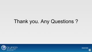 Thank you. Any Questions ?
35
 