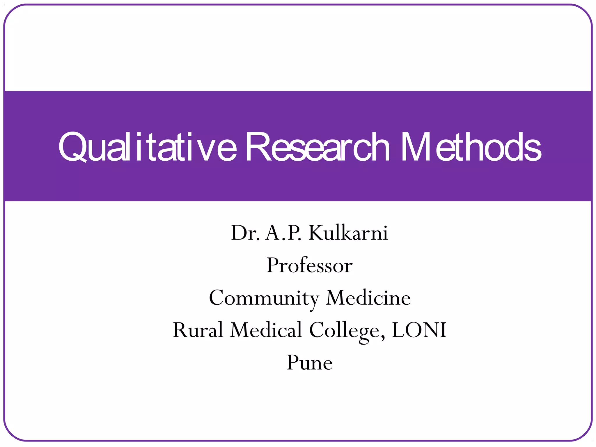 13. qualitative research PPT