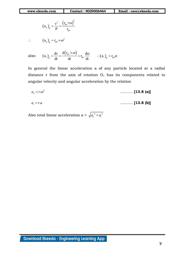 13. kinematics of rigid bodies | PDF | Physics | Science