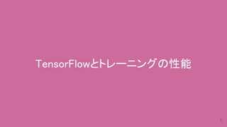 3
TensorFlowȥȥ`˥󥰤
 