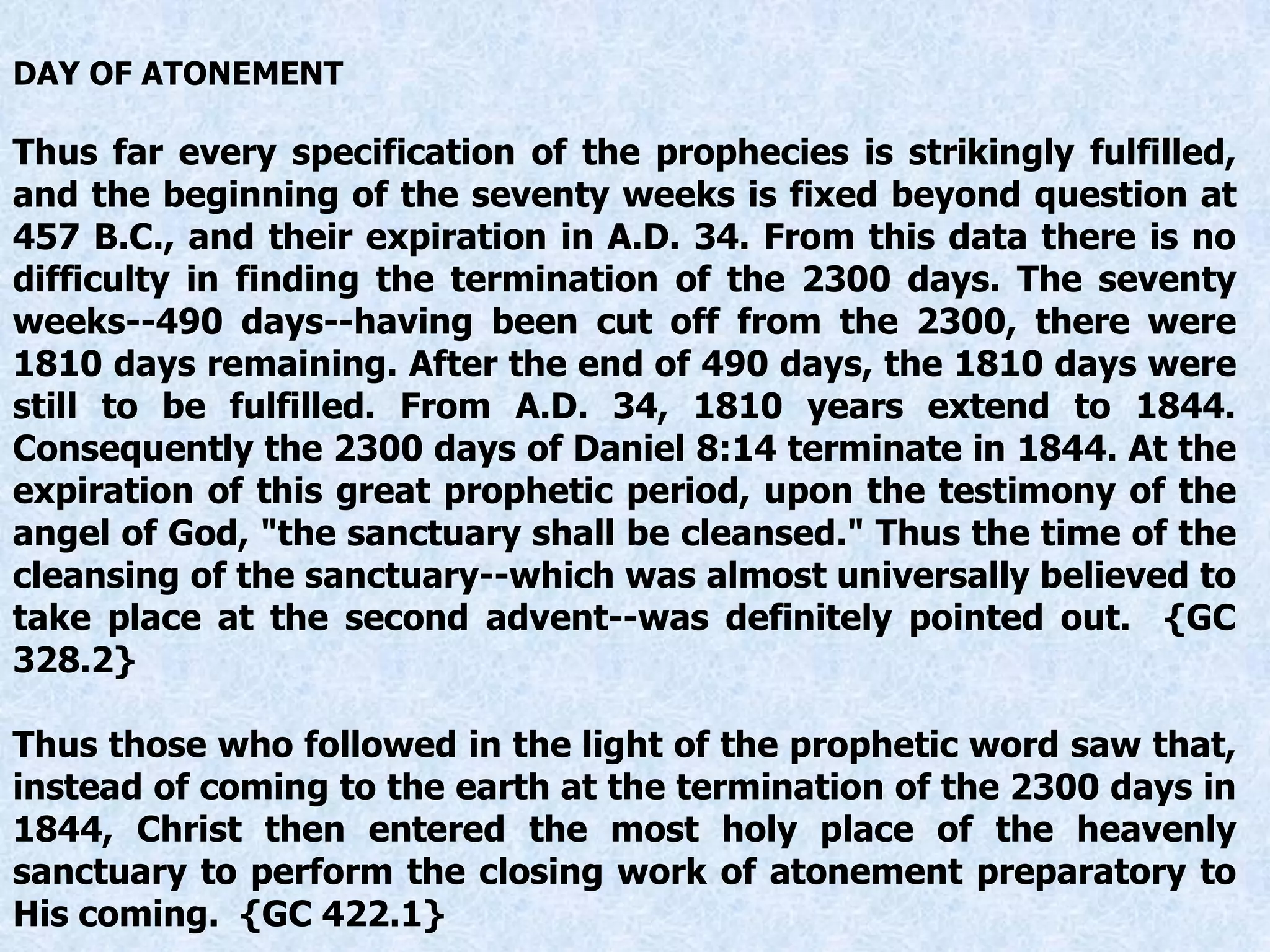 13. the 7 feasts there is a limit PDF