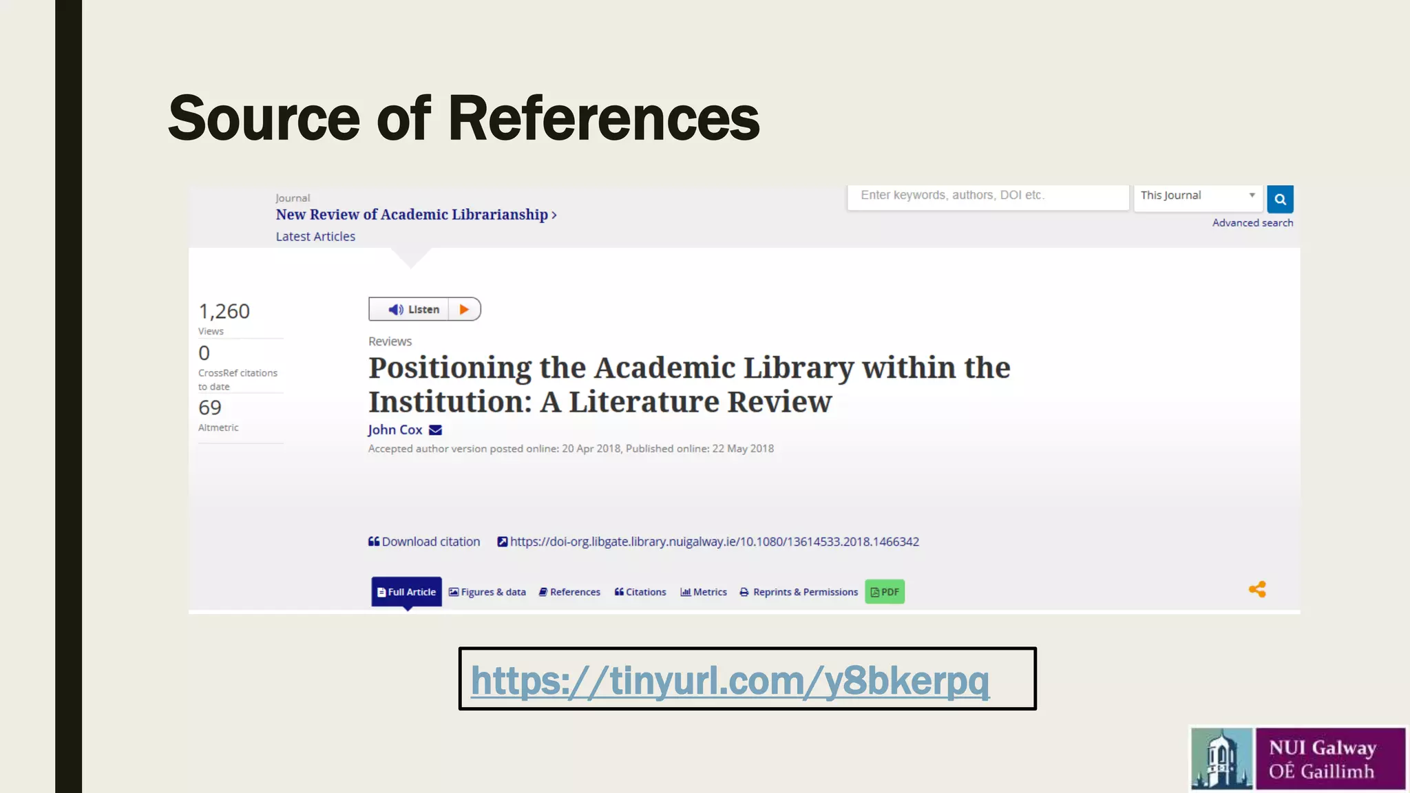 Source of References
https://tinyurl.com/y8bkerpq
 